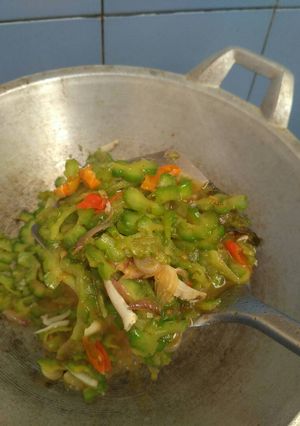 Foto resep Tumis pare teri medan