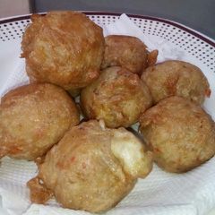 A picture of Yam balls recipe.
