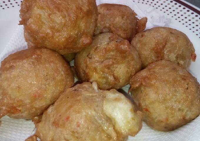 Step-by-Step Guide to Make Speedy Yam balls recipe