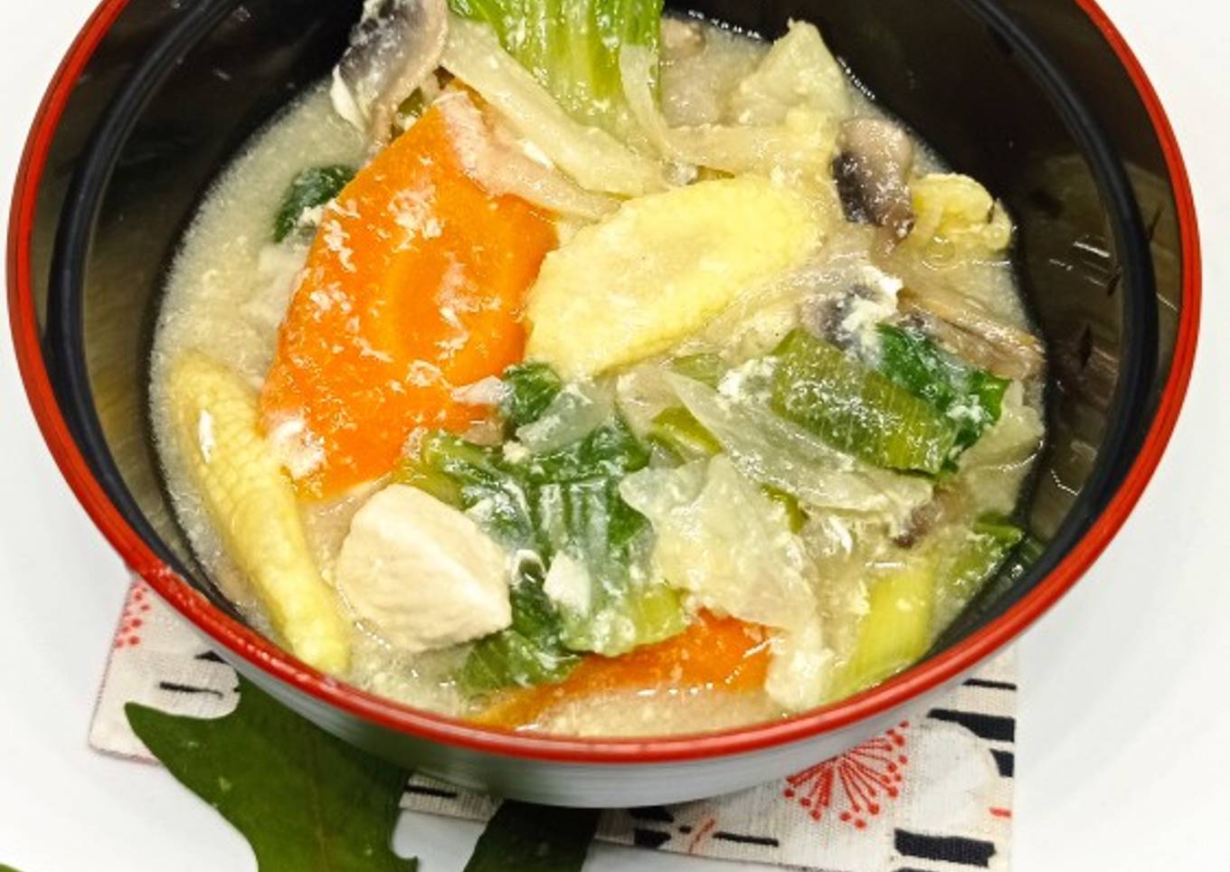 Capcay kuah ayam dan sayur