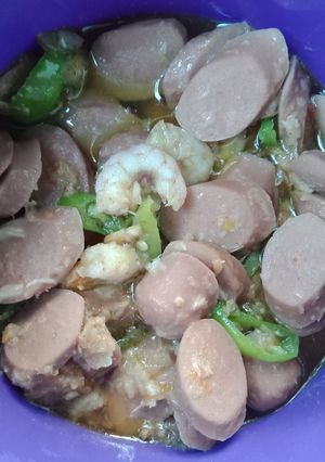 Foto resep Tumis Sosis Udang