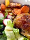 Κοτόπουλο ψητό με πατάτες (high protein meal)