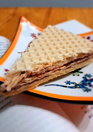 Zdjęcie przepisu Piszinger kajmak tiramisu- czerwona porzeczka.
