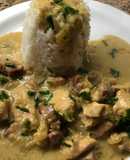 Strogonoff de pollo