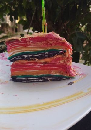 Foto resep 1. Crepes Cake 🌈🍰