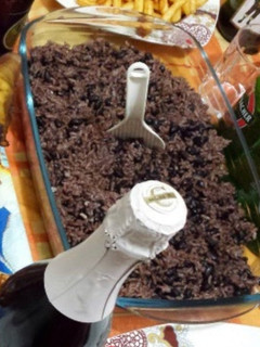 Una foto de Moros y cristianos (comida cubana)