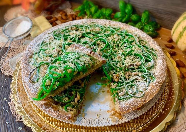 Crostata Frangipane al Basilico