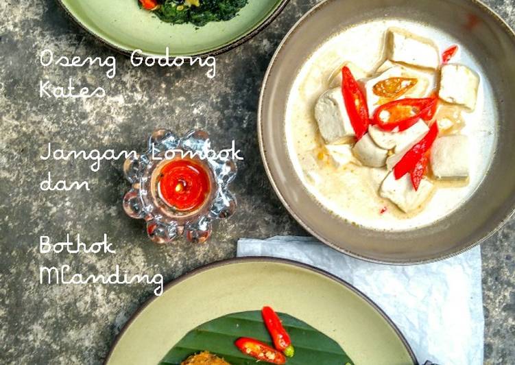 Bothok Mlanding (Set menu Desa)