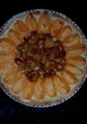 Une photo de Tarte beurrée mirabelle abricot