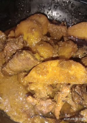 Foto resep Semur daging kentang