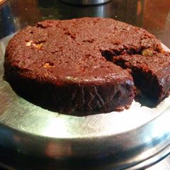 A picture of Bread brownie (no bake, no eggs).