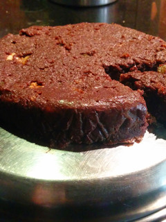 A picture of Bread brownie (no bake, no eggs).
