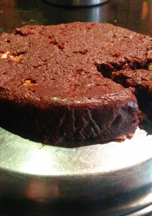 A picture of Bread brownie (no bake, no eggs).
