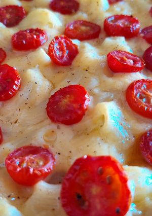 Mac & cheese - paradicsomos verzióban 🍅🧀🍝 recept fotója