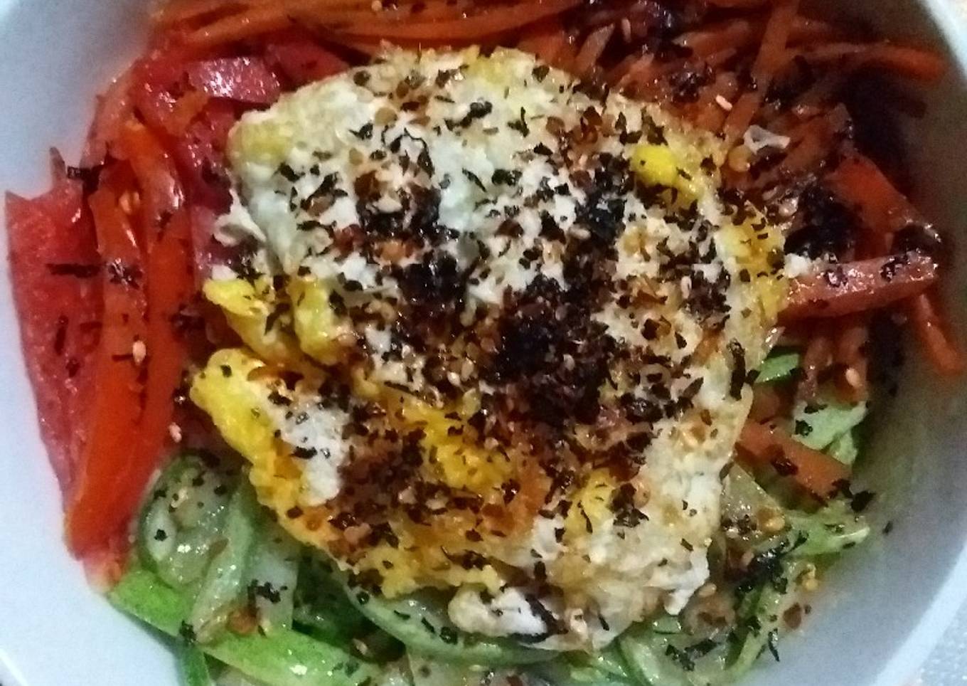 Bibimbap sederhana rumahan