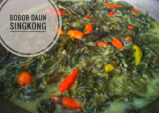 Resep Bobor Daun Singkong Oleh Ida Farida Cookpad