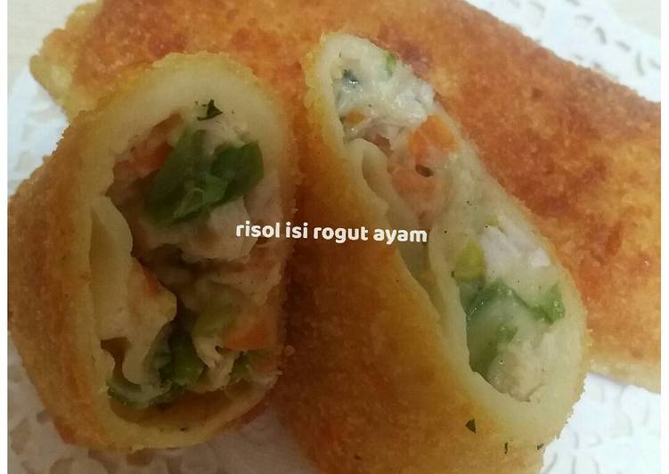 Bagaimana Membuat Risol isi rogut ayam yang Bisa Manjain Lidah