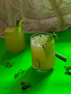 A picture of Cucumber-Mint Lemonade.