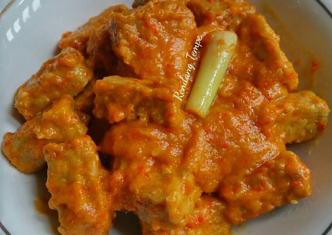 Rendang Tempe (#PostingRame2_tempe)