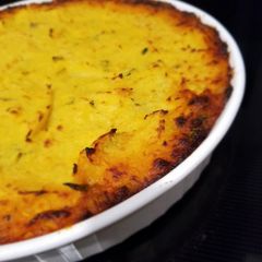 A picture of Delicata Squash Shepherds Pie.