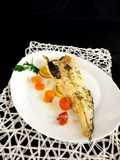 Bacalao fresco al horno con tomates cherrys