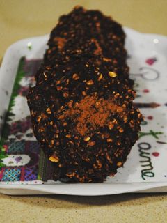 Una foto de Galletas fit de plátano cacao y avena