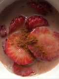 Fresas con Oporto