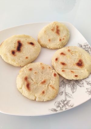 Una foto de Arepas