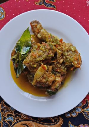 Foto resep Ayam Sambal Hijau / Ayam Lado Ijo