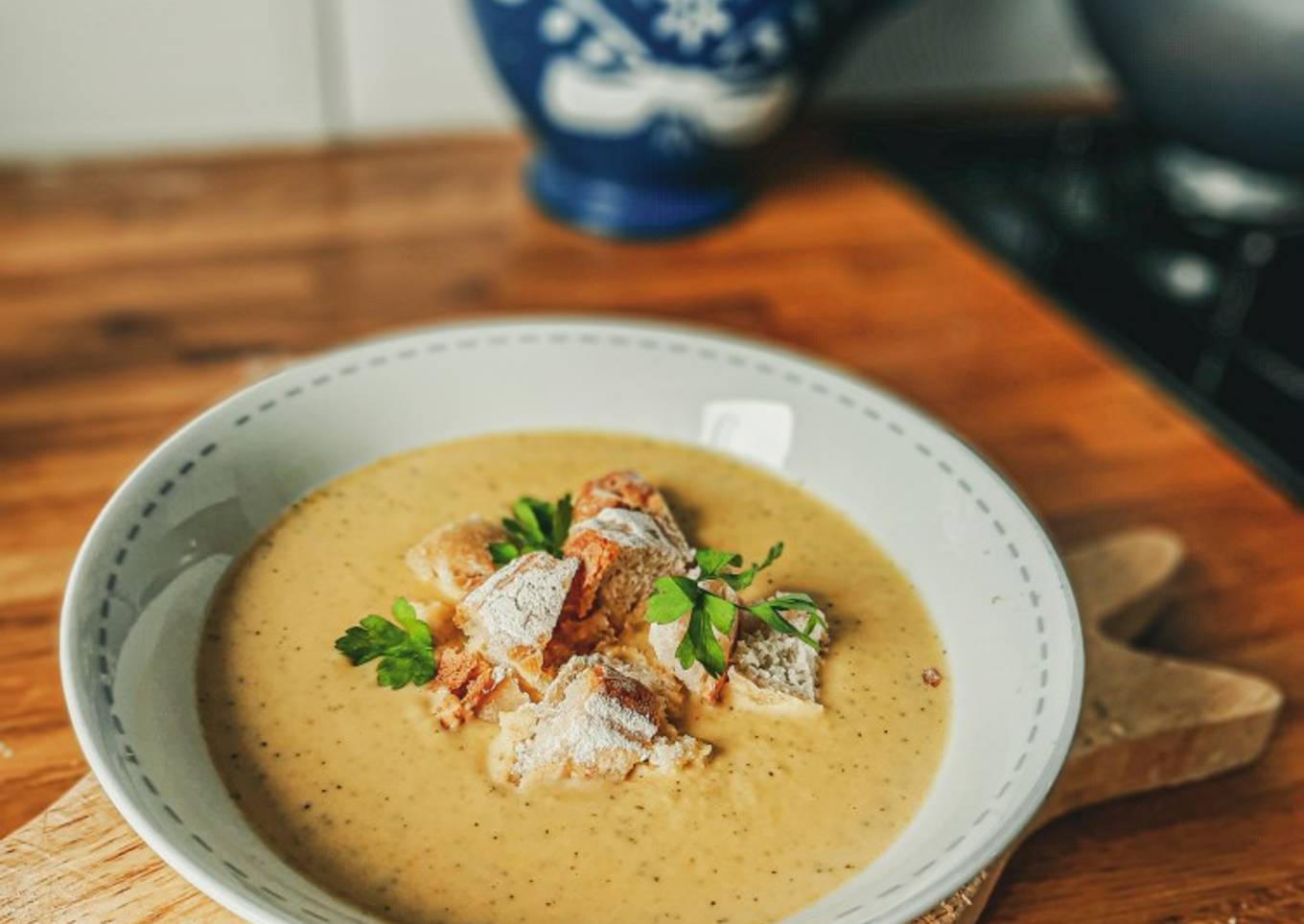 Vegetable cream soup