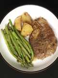 [Weight Loss - Eat Clean #D_29] Steak with Black Pepper Sauce (372 calories)