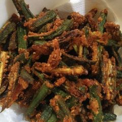 Crispy Bharwa bhindi A picture of Crispy Bharwa bhindi.