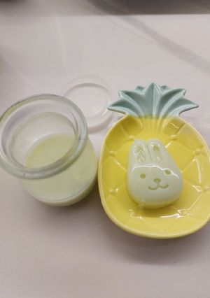 Hình của món Pudding dưa lưới cho bé.
