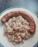 Mongetes amb botifarra