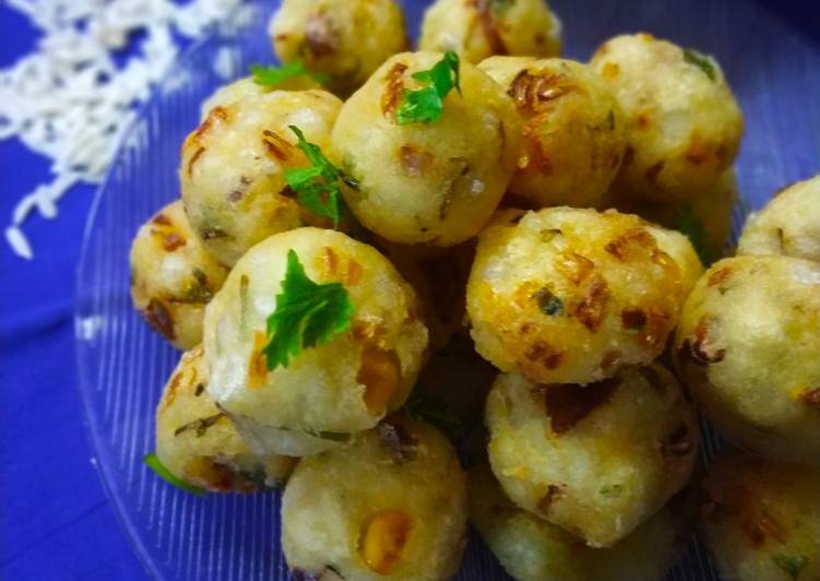 Recipe of Love Poha sabhudana bonda
