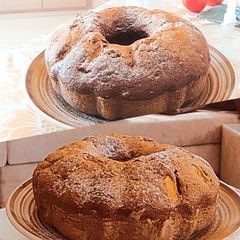 Apple& cinnamon cake by Majdal 🦋🌼 A picture of Apple& cinnamon cake by Majdal 🦋🌼.
