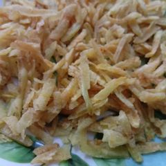 A picture of Raw Banana Laccha.