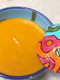 Crema fría de zanahoria en olla rápida