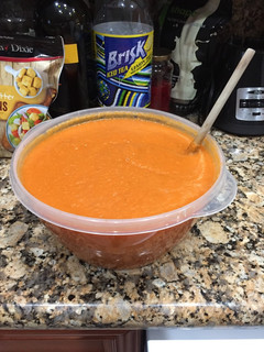 A picture of Homemade Carrot Soup.