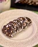 Portuguese / Italian chocolate salami ❤️ No bake, no oven, easy dessert!