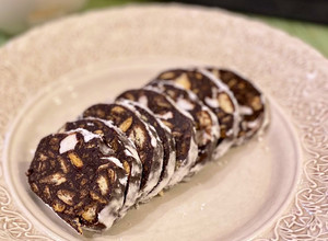 Gambar Portuguese / Italian chocolate salami ❤️ No bake, no oven, easy dessert!