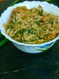 পেঁয়াজ শাক পোসত(peyaj shak posto recipe in bengali)