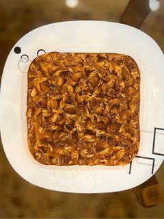 عکسی از دستور کیک سیب و دارچین 🍎✨