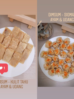 Foto resep Dimsum Ayam Udang (Siomay dan Kulit Tahu) + Saos Dimsum