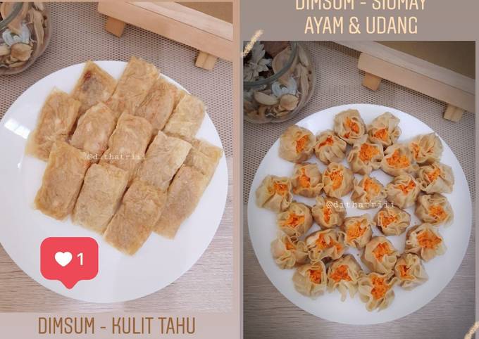 Dimsum Ayam Udang (Siomay dan Kulit Tahu) + Saos Dimsum