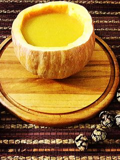 عکسی از دستور سوپ کدو حلوایی