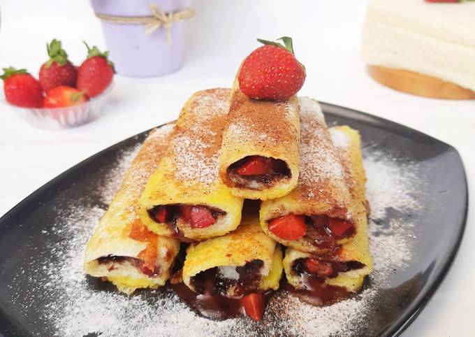 Rahasia Membuat Strawberry French Toast Roll yang Enak Banget