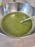 Soupe fane de radis