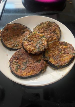 A picture of Brinjal slice.
