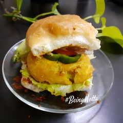 A picture of Mumbai Style Desi Burger.